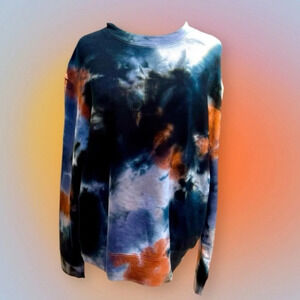 Monrow Women’s Tie Dye Sweatshirt Size M